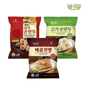 바오미 고기손만두/김치손만두/매콤전병 1kg+1kg 선택