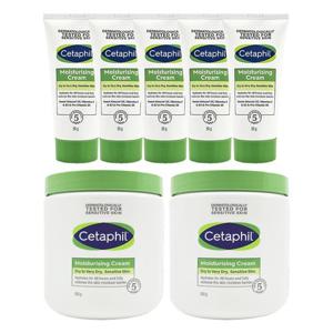 [세타필][Cetaphil] 세타필 모이스춰 라이징 크림 대용량 550g 2개+여행용 50g 5개