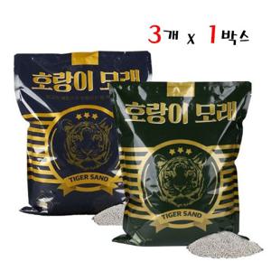 호랑이모래 6kg x 3개 벤토나이트 고양이모래