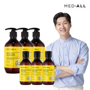 [메디올] 두피청정 샴푸 480ml x 3개+100ml x 3개