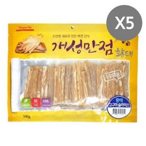 강아지 황태 고구마 슬라이스 300g 5P 애견 간식 (W92411D)