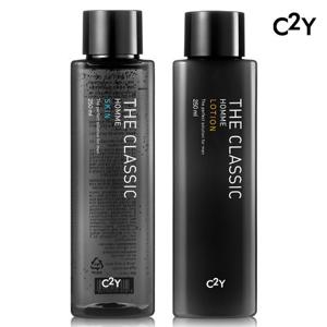 C2Y 더클래식 옴므 기능성 남성화장품 대용량 스킨 로션 250ml 2개 세트 다구성 택 1