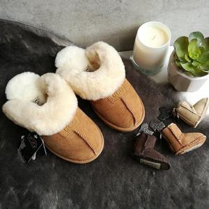 오즈라나 호주정품 UGG 양모 양털 어그 slipper 여성용 체스넛