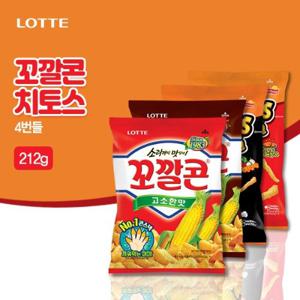 [롯데] 꼬깔콘 치토스 4번들(212g)