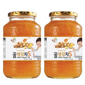 꽃샘 꿀생강차S 1kg x 2개