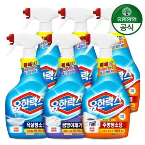 [유한양행] 유한락스 청소용세제 혼합구성 650ml x 6개