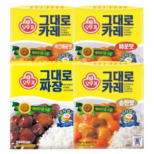 [오뚜기] 그대로 카레 200g x 24개/순한맛/매운맛/짜장