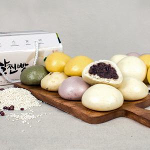 원주 수제 오색 쌀찐빵 20개 (1.4kg) 호빵