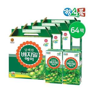 갤러리아_정식품 담백한 베지밀 A(에이) 두유 190ml 64팩