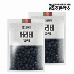 [조은약초] 국산 서리태 검정콩 600g x 2봉 (총 1200g)