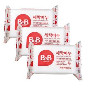 [비앤비]유아 세탁비누 200g 아카시아 X 12개/ 아기빨래