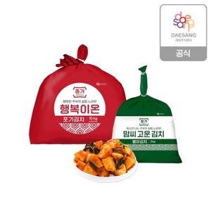 종가 행복이온 포기김치 10kg + 맘씨고운 총각김치 3kg