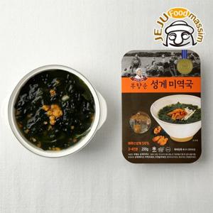 [제주푸드마씸] 부향순 제주 성게미역국 x 2 (200g(3~4인분)/pack, 냉동)