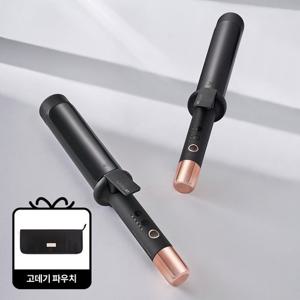 [전용파우치][JMW 본사직영] 컬링온 필름히터 컬링 아이론 볼륨 봉고데기 36/40mm (블랙/그레이)