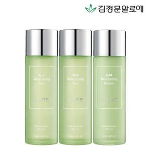[김정문알로에] 큐어 카밍 토너 2개+카밍 에멀젼