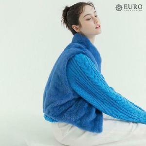 [유로컬렉션]10만원 세일 유로(EURO) 풀스킨 밍크 베스트 (24FW)