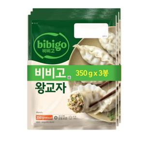 씨제이 비비고 왕교자 만두 350G*3