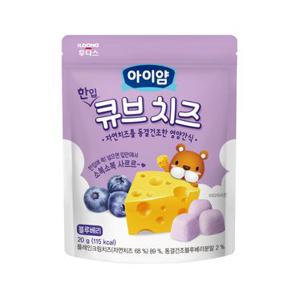 일동후디스 아이얌 한입큐브 치즈 블루베리 20G