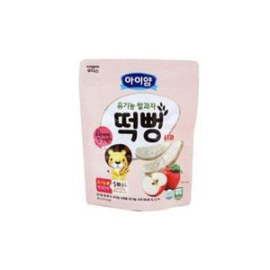 일동후디스 아이얌 유기농 쌀과자 사과떡뻥 30G