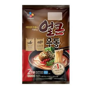 씨제이 얼큰우동 2인분 464G