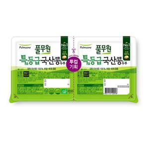 풀무원 특등급 국산콩 두부2입 기획 (300G*2입)