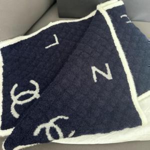 샤넬 CC 로고 양면 머플러 리버서블 목도리 네이비 여성 남성 남여공용