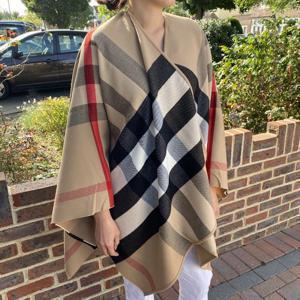 [오늘출발/아울렛] 버버리 리버서블 메리노 울 케이프 판쵸  40294051(관부가세 불포함)