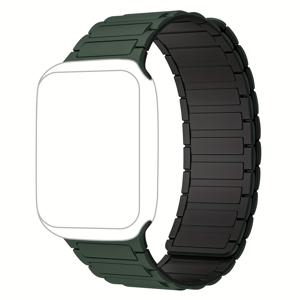 TEMU 애플 워치 밴드 49mm 45mm 44mm 호환 자성 워치밴드 얇은 실리콘 교체용 손목 밴드 강력한 자석 링크 아이워치 SE SE2 및 시리즈 9/8/7/6/5/4 울트라 2용