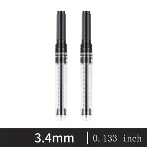 TEMU 메탈 분수필 잉크 컨버터, 2.6mm/3.4mm 5개 팩, 청동/플라스틱/메탈 잉크 컨버터 진하오, 바오어, 풀리웬 펜, 듀크 및 95% 중국 펜에 적합