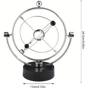 TEMU 빈티지 뉴턴의 요람 진자 - 배터리 구동 영구 운동 책상 장식, 집이나 사무실용