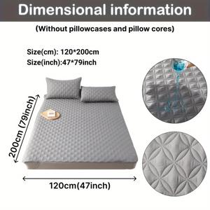 TEMU 울트라-소프트 방수 매트리스 보호 커버 - 방진, 저자극성 & 통기성 커버, 침실, 기숙사 및 호텔용 (베개케이스 미포함), 두꺼운, 무소음, 매트리스 패드|매트리스커버