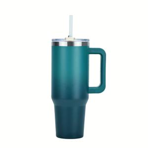 TEMU 1pc Watersy 30oz/40oz 스테인리스 스틸 이중층 텀블러 핸들 포함 - 진공 단열 커피 머그 뚜껑 및 빨대 포함 뜨거운 음료 및 차가운 음료 - 스포츠 및 야외 물병에 완벽