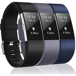 TEMU Fitbit Charge 2용 방수 교체용 손목밴드 3개 세트 - 클래식 & 스페셜 에디션, 디자인, 호환 가능, 여성용