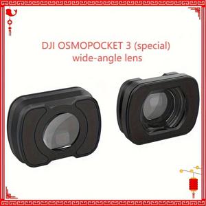 TEMU DJI Osmo Pocket 3의 광각 렌즈 부착, 알루미늄 합금 및 광학 유리 제작