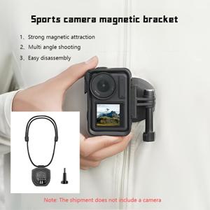 TEMU 스포츠 카메라 가슴 마운트 자석 브래킷, ABS 소재, GoPro/DJI 액션/Insta360/SJCAM/AKASO와 호환 - 강력한 자석 흡착, 다각도 촬영, 쉬운 분해