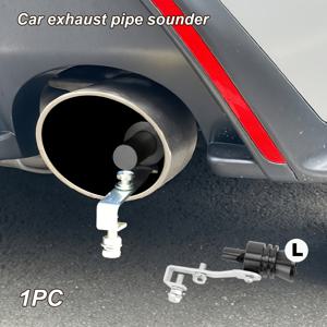 TEMU 알루미늄 터보 배기 휘슬 - 고품질 마이크가 있는 리얼리스틱 자동차 개조 사운드 시뮬레이터, 독특한 업그레이드 & 재미있는 거리 소리