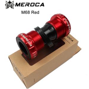 TEMU MEROCA 자전거 크랭크 베어링 MTB 색상 하단 브래킷 M68 / 73mm 스레드 BB IXF 산악 자전거 크랭크 하단 브래킷에 적합