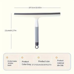 TEMU 샤워 도어, 창문, 자동차 유리용 다기능 휴대용 플라스틱 스크래퍼 - 욕실, 화장실, 바닥, 유리 청소용 내구성 있는 물 제거 도구 - 크리스마스, 할로윈, 추수감사절, 부활절에 이상적인 선물