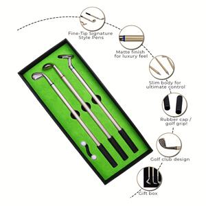 TEMU 남성용 골프 테마 스타킹 스터퍼 - 멋진 골프 액세서리 선물 세트, 아빠, 남편 또는 골퍼에게 완벽함 - 미니 데스크탑 골프 볼 펜, 골프 스타킹 스터퍼 포함