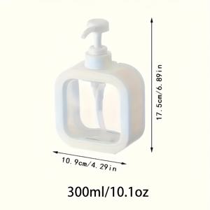 TEMU 누수 방지 여행용 병 세트 - 샴푸, 핸드 소프 & 화장품용 10.1/16.9oz 투명 플라스틱 디스펜서 | 무취, 욕실 및 이동 중 사용에 이상적