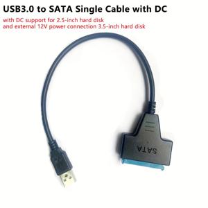 TEMU 고용량 HDD & SSD용 USB-C to SATA II 어댑터 케이블 - USB 3.0 , 핫스왑 가능 플러그 앤 플레이, 2.5