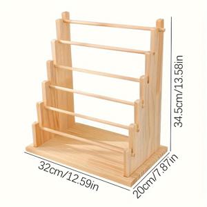 TEMU 우아한 나무 다층 쥬얼리 오가나이저 - 목걸이, 팔찌, 귀걸이 등에 적합 - 진열 및 보관에 이상적