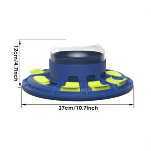 TEMU 상호작용하는 개 퍼즐 피더 장난감 - 천천히 먹이기 & 지능력 향상, 비독성 플라스틱, 모든 견종에 적합