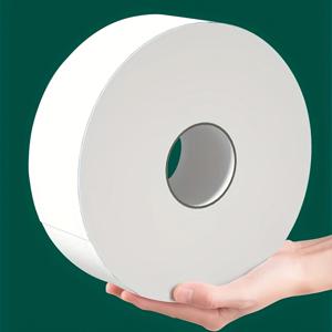 TEMU 1pc EcoPapers 4-Ply 600gsm 목재 휴지 롤, 염색되지 않은, 튼튼하고 내구성이 뛰어난, 가정용, 공공 휴게실, 호텔, 레스토랑, 기숙사용 대형 패키지 - 욕실 및 주방용 휴지|화장지