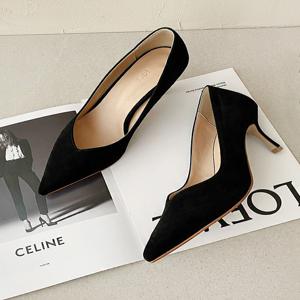 [오드리] V-Classic Pumps_Black 5/6/7/8/9/10cm OUD20114-2