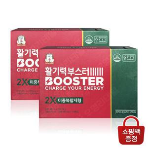 정관장 활기력 부스터 (액상 20ml + 정제 400mg) x 14개입 x 2박스 WY