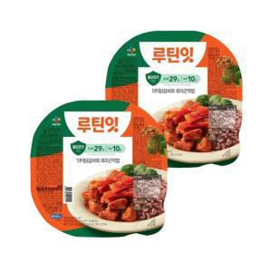 CJ 루틴잇 고단백저당 도시락 더덕닭갈비 396g x2개