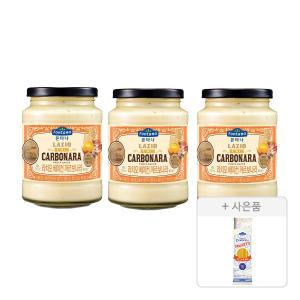 폰타나 베이컨 까르보나라 파스타소스, 430g, 3개 + 증정(스파게티면, 500g, 1개)