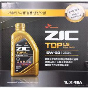 ZIC 지크 TOP 5W-30 엔진오일 1LX4개