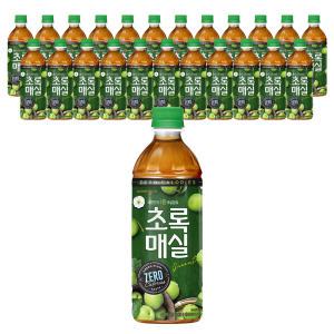 웅진 초록매실 제로, 500ml, 24개